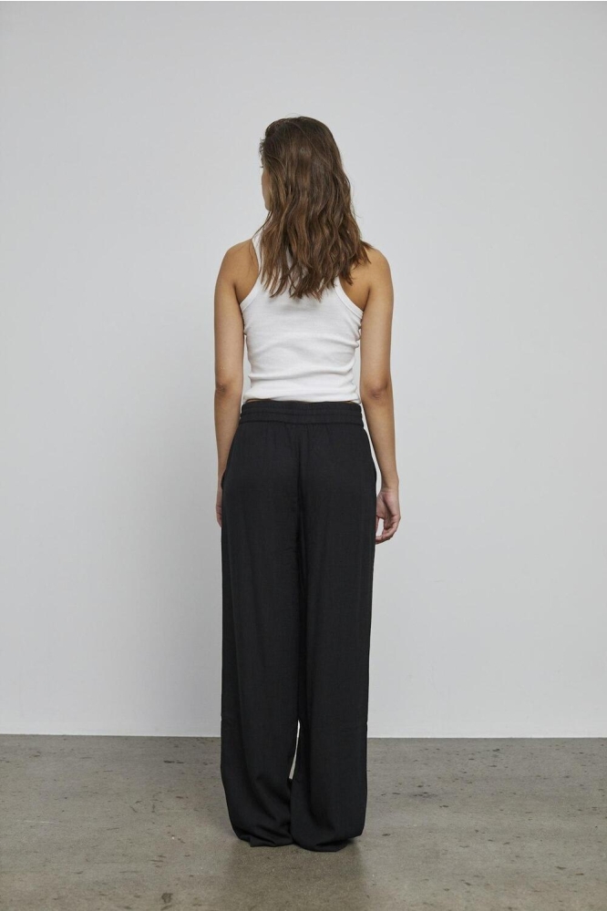 NMLEILANI NW LOOSE PANTS WVN NOOS 27026323 BLACK
